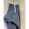 ¡Recomendado! Imprescindible de Otoño ~ Pantalones de Pierna Ancha con Diseño de Bloques de Color Grises Empalmados para Mujer, Pantalones Sickle Suaves, Cómodos y Adelgazantes