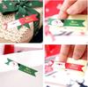 Bandera Papá Noel/muñeco de nieve pegatinas de sellado pegatinas decorativas navideñas pegatinas de sellado para hornear pegatinas de regalo 12 descuento