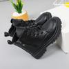 Botas de Cuero Suave para Niñas 2024 Verano Nuevas Botas de Princesa para Niños Botas Individuales de Primavera y Otoño Botas Cortas para Niños Estilo Británico