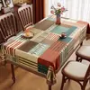 Mantel Estilo Americano, Impermeable, Resistente al Aceite, No Requiere Lavado, Nuevo Modelo 2026, Lujo Ligero, Sensación de Alta Gama, Rectangular, Mantel para Mesa de Comedor que Mejora el Ambiente