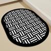 Tapete de Piso para Baño Tierra de Diatomeas Absorbente Suave Tapete Puerta Baño Inodoro Alfombra Antideslizante Hogar Secado Rápido Tapete para Pies Personalización