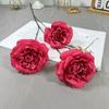 Flores artificiais 3 Martin Peônia Casamento Auditório Decoração Estrada Chumbo Alta Flor Arte Arranjo de Flores Suaves Decoração em estoque