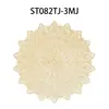 Shengte suministro directo para el hogar estilo europeo forma de flor PVC dorado alfombrilla redonda para mesa antideslizante aislante alfombrilla de mesa alfombrilla de café de lujo ligero