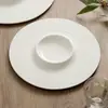 Factory de Liquidación Plato Sombrero de Paja Cerámico Lluvia de Meteoros Plato de Estilo Occidental de Gama Alta Plato para Pasta Plato de Servicio de Mesa para Restaurante
