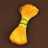 Arte 20 metros No. Cuerda para tejer nudos chinos de 5 líneas, pulsera de cuerda roja DIY, cuerda para la mano, collar, colgante, cuerda de colores, cuerda para tejer