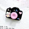 Modelo de Cámara de Gatito de Dibujos Animados Accesorios para Joyería DIY Accesorios para Casa de Muñecas Accesorios de Halter Pegatinas para Tazas de Agua Hebillas de Zapatos Pequeños Accesorios