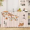 Cortina para Cubrir Desorden de Gabinete, Cortina de Puerta, Cortina para Cubrir Gabinete de Cocina, Cortina de Tirar, Zapatero, Cortina a Prueba de Polvo para Armario, Cortina de Tela sin Perforaciones