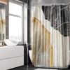 Actividades de Año Nuevo Explosiones Transfronterizas 100g Cortina de Ducha Estampada Impermeable Textil de Primavera Cortina de Baño Cortina Divisoria de Baño