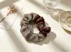 Gomas para el pelo de color sólido retro estilo francés, Scrunchies grandes estilo coreano, Gomas para el pelo de alta elasticidad, Suministro al por mayor, Ventas directas del fabricante