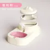 Alimentador e dispensador de água automático para animais de estimação, design 2 em 1, com água circulante e bico à prova de umidade, para gatos e cães, tigela de água e comida de autoatendimento
