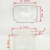 Bomba de aceite para máquina herramienta caja de aceite depósito de aceite capacidad 0.5 litros 1 litro 1.5 litros 2 litros 3 litros 4 litros caja de aceite transparente de plástico accesorios