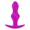 Jardim dos fundos conta de silicone plug anal rosqueável massageador de próstata brinquedo sexual brinquedo fisiológico tortura parte inferior do corpo