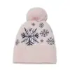 Chapéus de Inverno para Mulheres, Gorro de Tricô Espesso com Forro de Lã Quente de Pelo Sintético de Visão, Gorro de Esqui para Exterior, Gorro de Tricô com Floco de Neve