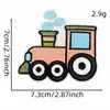Parches de Tela Bordados para Vehículos Estilo Nuevo Parches de Coche de Dibujos Animados Accesorios en Stock Parches Bordados Insignias Termoadhesivas con Adhesivo