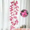 Simulação Flor de Cerejeira Trepadeira Novo Estilo Celebração de Casamento Decoração de Parede Cobertura de Tubo Trepadeira Ornamentos de Paisagismo para Casa ao Ar Livre