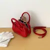 Bolso bandolera pequeño ligero hecho a medida para mujer, bolso de mano de moda de alta gama, mini bolso lindo con lazo