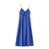 Vestido liso elegante popular de venda quente ZA AliExpress para mulheres europeias e americanas