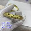 Pulsera de latón puro pulsera de mujer estrellada pulsera de cobre que no se decolora pulsera de cobre no chapada