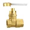 Válvula de cobre GB 59-1 con válvula de compuerta de bloqueo antirretorno, llave para medidor de agua potable, encriptación frontal, antirrobo, latón, bloqueo magnético