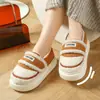 Pantuflas de algodón que cubren el talón para mujer, otoño e invierno, para interiores, hogar, antideslizantes, zapatos para mujeres embarazadas y posparto, velcro mágico, zapatos de algodón con felpa, se pueden usar afuera