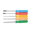 Juego de 5 Destornilladores de Colores Personalizado con Destornilladores Magnéticos Antideslizantes, Juego Mini de Cabeza Plana y Phillips de 3 mm