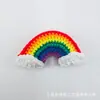 Brincos Coloridos de Picolé de Crochê de Lã Feitos à Mão, Presilhas de Cabelo, Faixas de Cabeça, Chapéus, Decorações, Pingentes de Chave