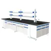 Fabricantes suministran banco de pruebas de acero y madera consola de laboratorio mesa experimental banco de pruebas de acero y madera
