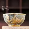 Taza Maestra Jin Xiangyu Jianzhan Taza Individual Taza de Té Kung Fu Juego Taza Personal para Degustación de Té Taza de Té Caja de Regalo