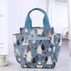 Bolsa Térmica com Zíper Lancheira Bolsa Portátil Bolsa de Mamãe Tecido Oxford Bolsa de Trabalho Bolsa de Mamãe Bolsa de Mão