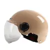 Casco de coche eléctrico ABS femenino masculino Cuatro Estaciones universal Pintura moda simple transpirable venta al por mayor no de motocicleta casco de verano