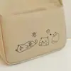 Bolsa de Lona Estilo Japonés de Kt Cat para Mujer, Bolsa Tote Versátil de Dibujos Animados de Gran Capacidad de Moda, Bolso de Mano para Exteriores