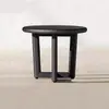 Conjunto de Sofá de Terraço de Hotel e B&B com Mesa de Centro e Conjunto de Cadeiras de Teak de Alta Qualidade para Jardim e Pátio de Villa