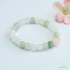 Pulsera de Jade Natural Guan Yu Jade Verde de Tianshan Círculo Único para Mujer Venta al por Mayor de Fábrica Transmisión en Vivo Dropshipping S3050503