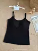 Camisola abotonada versátil para mujer con copas fijas, adecuada para usar como prenda exterior, con un hermoso diseño en la espalda, se puede usar como capa base, talla grande, adelgazante, top sin mangas