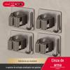 Gun Grey Mop Clip Gancho Punch-free Simples Aço Inoxidável Vassoura Suporte Suporte de Parede Pendurado Mop Rack