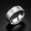 Pulsera de acero inoxidable de 8 mm letras anillo DAD anillo de acero de titanio para hombre joyería regalo del Día del Padre Explosiones europeas y americanas