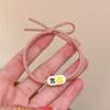Cuerda para el cabello con polvo de dopamina para niña, anilla para el cabello, pulsera para el cabello de doble uso, banda de goma pequeña para parejas, accesorios para el cabello al por mayor