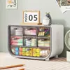 Nova Caixa de Armazenamento de Mesa para Bijuterias e Miudezas Divisória Rack de Armazenamento de Grande Capacidade Tipo Gaveta Organizador de Papelaria