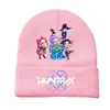 Gorro + Guantes 2025 Amazon Nuevo Drama Coreano Personaje de Dibujos Animados Estampado Gorro de Punto Gorro de Lana Gorro Cálido