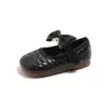 Zapatos de piel estilo Chanel para niños 2026 otoño nuevo versión coreana para niñas zapatos de princesa de suela blanda zapatos planos para bebé comercio exterior