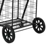 Carrinho Cesta de Legumes Portátil para Barracas, Carrinho Dobrável de Metal para Armazenamento, Conveniente para Casa, Exterior, Idosos, Fornecimento de Fábrica