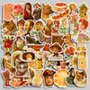 50 rosas sobre pegatinas de equipaje de dibujos animados transfronterizas pegatinas para laptop impermeables pegatinas para álbum de fotos DIY