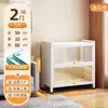 Estante de Livros com Porta de Vidro de Aço para Casa à Prova de Poeira Estante para Livros Infantis Gabinete de Exibição de Figuras de Espaço com Luz Gabinete Ita Gabinete de Lata