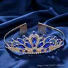 Peine para el Cabello con Corona Incrustada de Pedrería de Lujo Retro Corona de Novia Princesa Banquete de Cumpleaños Fiesta Estudio Fotográfico Estilismo en el Lugar Accesorios para el Cabello