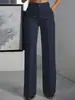 Pantalones de traje casual de pierna recta adelgazantes de cintura alta para mujer de talla grande, nuevos, de estilo europeo y americano, transfronterizos, simples, para 2026
