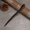Horquilla de recuerdo turístico, accesorios antiguos Hanfu, broche de madera para el cabello, placa para el cabello, tocado vintage hecho a mano, tocado de sándalo al por mayor