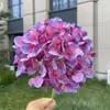 Flor Artificial de Hortênsia Impressa em 3D Jinhan Única Decoração de Casamento Flor Artificial Atacado