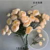 Flores Artificiales de Seda Color Champán para Arreglos Florales, Decoraciones de Pasillo, Arcos, Flores para Techo de Salón de Bodas y Decoraciones de Boda
