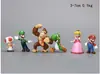 Super Mario Mario Luigi Yoshi Hombre Champiñón Princesa Luigi Muñeco Hecho a Mano Adorno