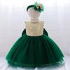 Vestido de niña 2024, vestido de princesa, vestido de niña de las flores con velo de novia, vestido de niña con lazo y lentejuelas, vestido infantil